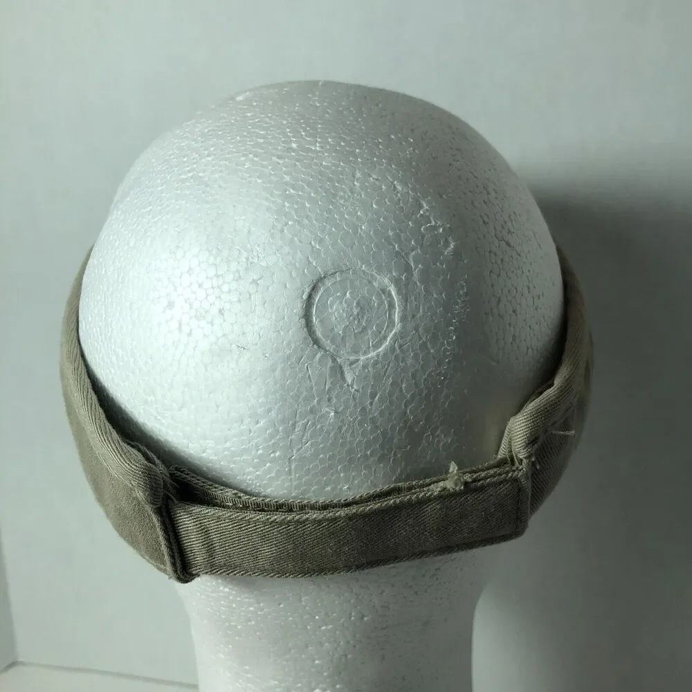 Hooters Visor Hat Strapback American Needle Adjust Tan Chicago Restaurant Owl C3